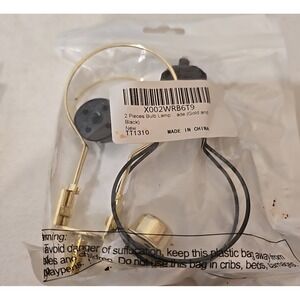 2‎ Clip On Bulb Lamp Shade Holder Adapters And Finial Cap Shade Holder Knobs
